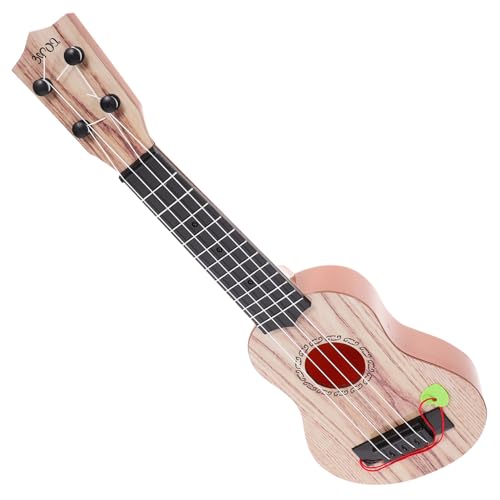 Vaguelly Gitarrenspielzeug Für Jungen Und Mädchen Musikalisches Bildungsspielzeug Realistische Simulation Ukulele Eltern-Kind-bindung von Vaguelly