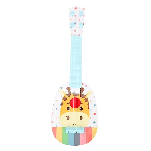 Vaguelly Ukulele kinderinstrumente musikinstrumente Gitarre Ukulele Musikalisches für Kleinkinder imitiertes Gitarrenspiel Mini-Ukulele Plastik von Vaguelly