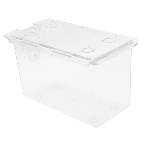 Vaguelly Verschlussbox Abfallkartenbox Gestell Pokerkarten Professionell Kartenspiel Serviert Pokertisch Parteien Große Spielkarten Kartenspiele Inhaber Jetons Leer Acryl Transparent von Vaguelly