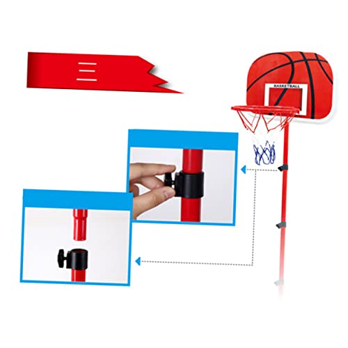 Vaguelly Verstellbare Basketballständer Kinder Basketballkorb Kinder Basketballkorb Kinder Basketballspielzeug Spielset Verstellbarer Basketballständer Basketballkorb Für Kinder von Vaguelly