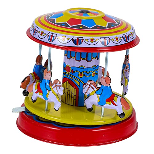 Vaguelly Vintage Aufziehspielzeug Karussell Für Kinder Nostalgisches Metallspielzeug Kreative Spielzeugdekoration Lustiges Wind up Spielzeug Für Partys Und Sammlerstücke Vaguelly Vintage Aufziehspielzeug Karussell Für Kinder Nostalgisches Metallspielzeug Kreative Spielzeugdekoration Lustiges Wind up Spielzeug Für Partys Und Sammlerstücke von Vaguelly