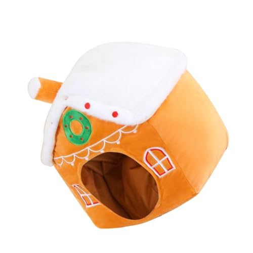 Vaguelly Weihnachtlicher Lebkuchenhaus-kopfschmuck Festliche Fotorequisite Hut für Weihnachtskostüm und Cosplay Wiederverwendbar Leicht zu Reinigen für Festliche Feiern Vaguelly Weihnachtlicher Lebkuchenhaus-kopfschmuck Festliche Fotorequisite Hut für Weihnachtskostüm und Cosplay Wiederverwendbar Leicht zu Reinigen für Festliche Feiern von Vaguelly