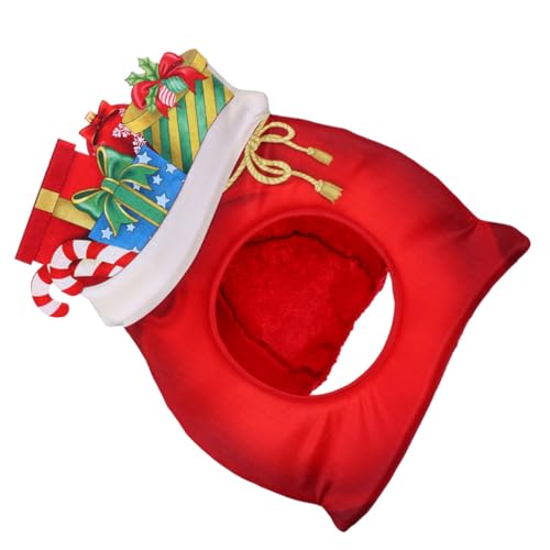 Vaguelly Weihnachtsmütze Weihnachtsbecher Party-kulisse Goldfolie Weihnachtsfeier Stirnbänder Für Frauen Frohe Weihnachten-banner Weihnachts-hüpfburgen Kostüm Zubehör Rot von Vaguelly