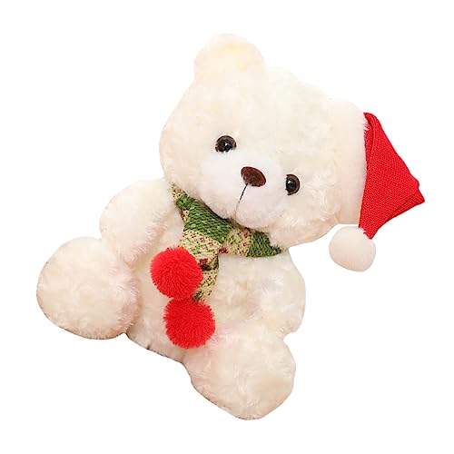Vaguelly Weißer Plüschbär Weihnachtsdekoration Kuscheltier Bär als Festliche Tisch und Regaldekoration für Jungen Mädchen Frauen als und Weihnachtsornament Vaguelly Weißer Plüschbär Weihnachtsdekoration Kuscheltier Bär als Festliche Tisch und Regaldekoration für Jungen Mädchen Frauen als und Weihnachtsornament von Vaguelly