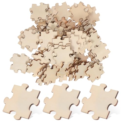 Vaguelly Zusammengesetzte Bausteine ​​Puzzle Kleber Rohling Puzzle Rohling Puzzle Ausschnitt Holz von Vaguelly