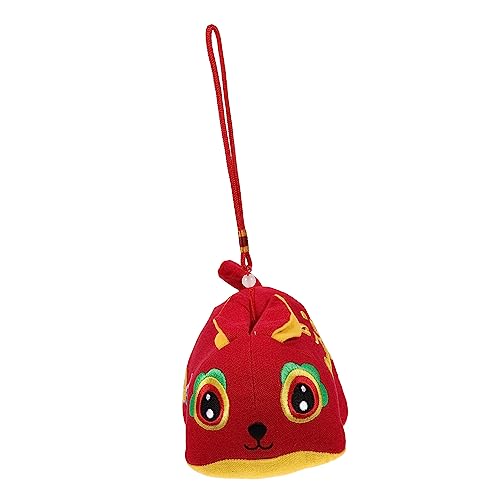 Vaguelly segnen Kaninchen Puppe ausgestopftes Hasenspielzeug Stoffhase hängende Hasenpuppen Chinese New Year Rabbit Hasen Kuscheltier Kaninchenpuppenspielzeug neujahr Plüsch rot von Vaguelly