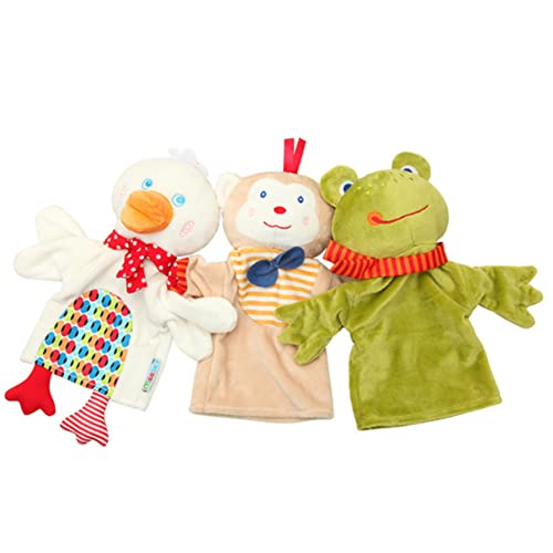 Vaguelly tierische Handpuppe Puppen kinderpuppe Handfingerspielzeug Haustierspielzeug Toy plushdoll Kinderhandschuh Handpuppe Interaktionsspielzeug Kind Bevorzugungspuppen von Vaguelly