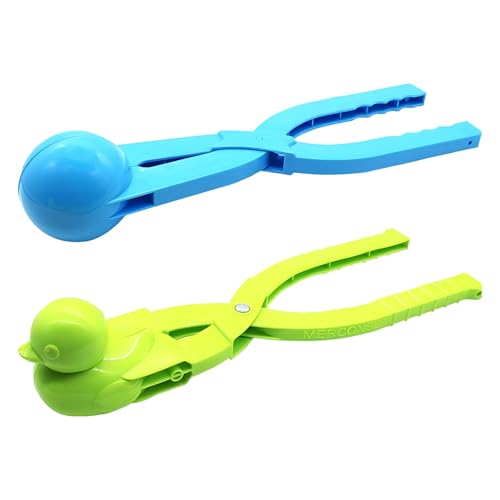 2 Stück Schneeball Maker, Große Schneeball Maker Clips Sandball Schneeball Clip Schneeball Maker in Entenform für Kinder Erwachsene Winterspiel Outdoor Schneeballschlacht Strandspielzeug von Valicaer