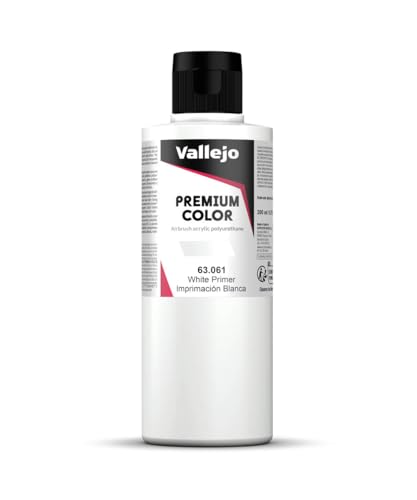 Vallejo 063061 Spiel, Grundierung, Weiß, 200 ml von Vallejo