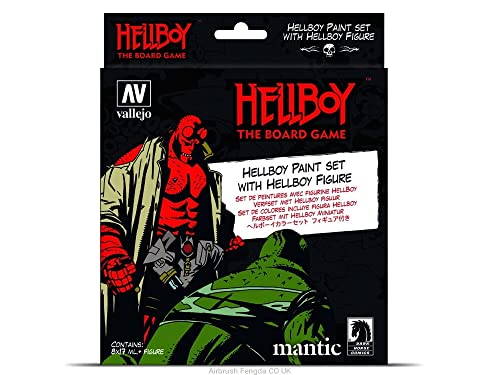 Vallejo 070187 Hellboy - Board Game, Farbsetmit Figure Modellbauzubehör, verschieden von Vallejo