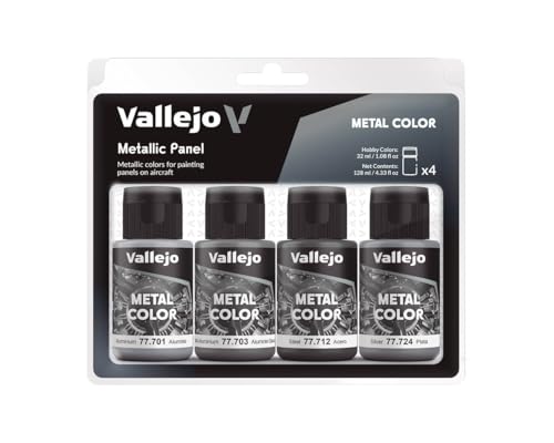 Farb-Set, Metall-Finish von Vallejo