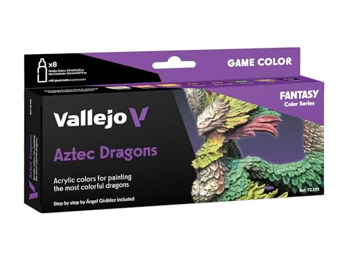 Vallejo 120116 772195 Farb-Set Aztec Dragon, 8x18 ml von Vallejo