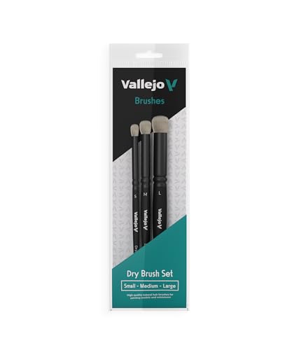 Vallejo Dry Brush, Set S, M, L von Vallejo