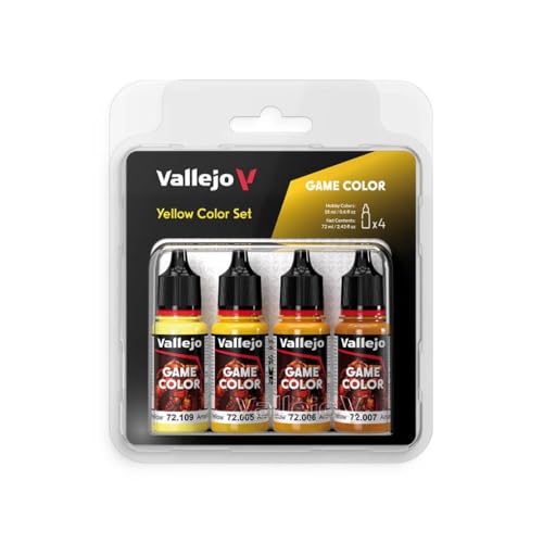 Farb-Set Gelb, 4X 18 ml von Vallejo