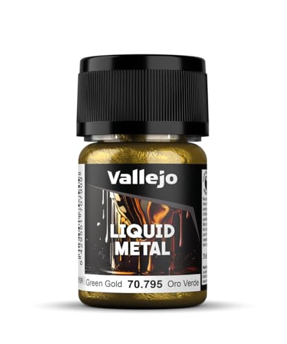 Vallejo AV Modellfarbe – Grün Gold (Metalle 35 ml) von Vallejo