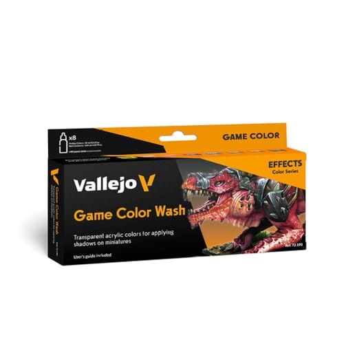 Vallejo VJ73998 AV Wasch-Set, 8 x 17 ml Originalverpackung von Vallejo