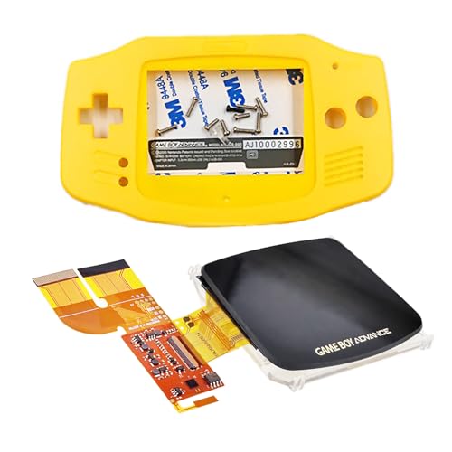 GBA IPS Display Brighten Screen Mod Kit mit gelbem Spezialgehäuse, für Gameboy Advance Handheld Spielkonsole, DIY Custom V3 LCD 100% Passform Full Cover LCD / Glas Protector Assembly GBA IPS Display Brighten Screen Mod Kit mit gelbem Spezialgehäuse, für Gameboy Advance Handheld Spielkonsole, DIY Custom V3 LCD 100% Passform Full Cover LCD / Glas Protector Assembly von Valley Of The Sun