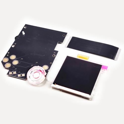 Verbessertes IPS-Display-Kit für GB-IPS-Display-Set, erhelltes Bildschirmmodul, Lautsprecher, geschweißter Ersatz, für Gameboy Classic Handkonsole, Punkt-für-Punkt, großes LCD-Display, einstellbare von Valley Of The Sun