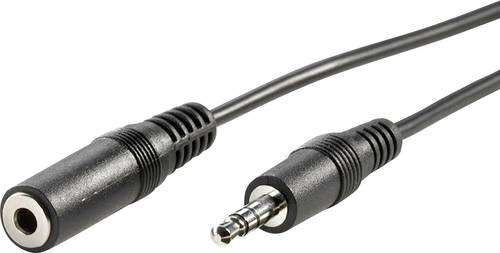 Value 11.99.4352 Klinke Audio Verlängerungskabel [1x Klinkenstecker 3.5mm - 1x Klinkenbuchse 3.5 mm von Value