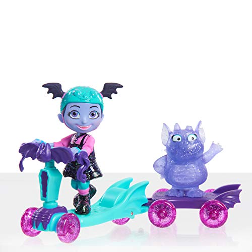 Just Play Vampirina Gruseliges Scooter-Spielset, Vampirina & Gregoria, offiziell Lizenziertes Kinderspielzeug ab 3 Jahren von Just Play