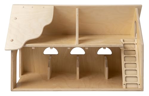 Van Dijk Toys Holzspielzeug Bauernhof groß - Natur (Kita-Qualität) von Van Dijk Toys