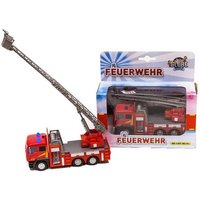 LKW Feuerwehr Kids Globe mit Drehleiter rot/weiß 16cm Licht/Sound LKW Feuerwehr Kids Globe mit Drehleiter rot/weiß 16cm Licht/Sound von Van Manen's