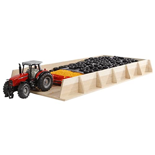 Van Manen Kids Globe Giant Wooden Driving Silo for Tractors (Silo Driving Silo Toy Warehouse) Size 30 x 60 x 6 cm Scale 1:32 von Van Manen