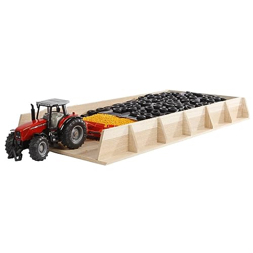 Van Manen Kids Globe Giant Wooden Driving Silo for Tractors (Silo Driving Silo Toy Warehouse) Size 30 x 60 x 6 cm Scale 1:32 von Van Manen