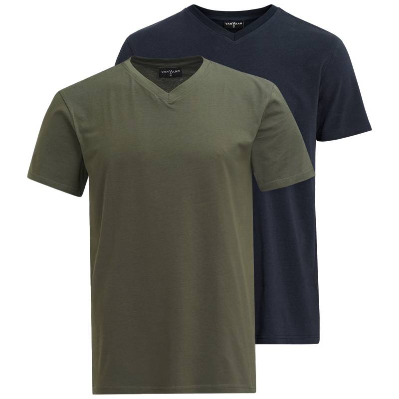 2 Herren T-Shirts mit V-Ausschnitt von VanVaan