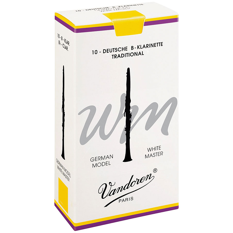 Vandoren White Master Clarinet 2,0 Blätter von Vandoren