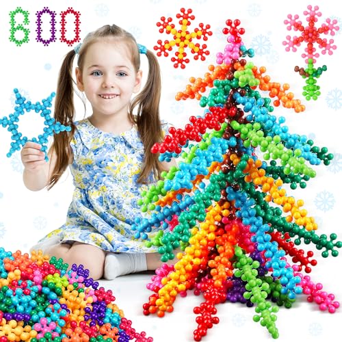 Vanmor Straw Constructor STEM Building Toys Sets, 600Pcs Interlocking Kreativität Vorschule pädagogische Engineering Spielzeug Feinmotorik Blöcke Connectors Kit für Kinder 3+ Jahre Jungen Mädchen von Vanmor