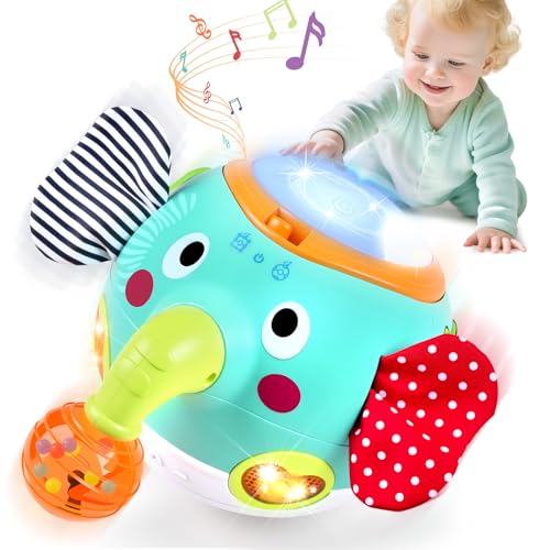 Baby Spielzeug 6 Monate Krabbel Spielzeug Elefantenspielzeug Mit Musik Sensorisches Kinderspielzeug Geschenk Junge Mädchen 1 Jahr Baby Spielzeug 6 Monate Krabbel Spielzeug Elefantenspielzeug Mit Musik Sensorisches Kinderspielzeug Geschenk Junge Mädchen 1 Jahr von Vanplay