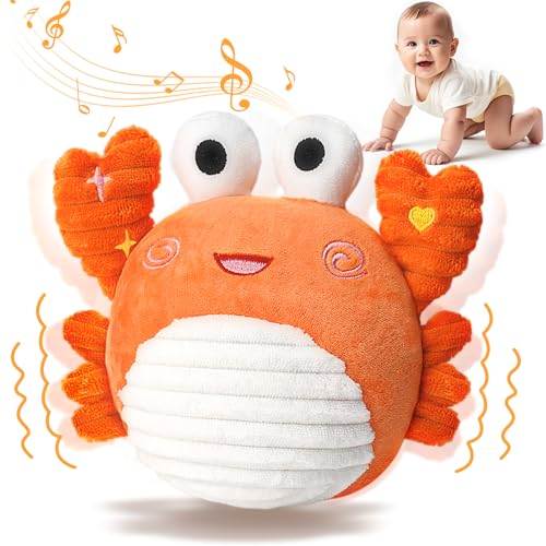 Vanplay Krabbe Baby Spielzeug, Baby Spielzeug 6 Monate Musikalische Krabbelspielzeug Geschenk 1 Jahr Junge Mädchen ab 6 8 9 10 11 12 Monate Geschenk von Vanplay