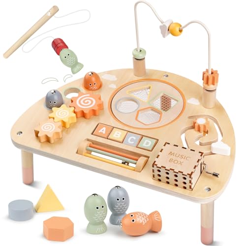 Vanplay Spieltisch Ab 1 Jahr Baby Spielzeug Spieltisch Kinderspielzeug Montessori Spielzeug 2 3 4 5 Jahre Spieltisch Baby Activity Spiel von Vanplay