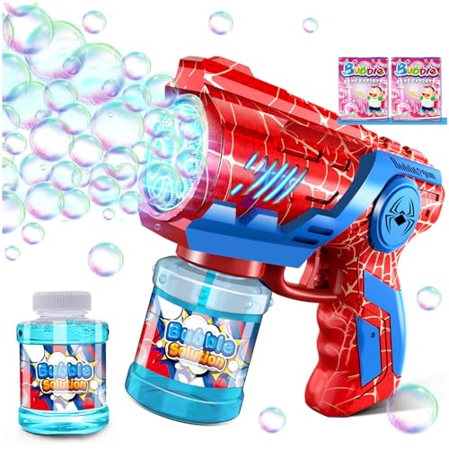 Seifenblasenpistole Seifenblasenmaschine Kinder Seifenblasen Machine: Bubble Gun LED Licht Kids Seifenblasen Elektrisch 90 ML Tank Automatische Bubble Maker Pistole Party/Hochzeit/Outdoor Spielzeug Seifenblasenpistole Seifenblasenmaschine Kinder Seifenblasen Machine: Bubble Gun LED Licht Kids Seifenblasen Elektrisch 90 ML Tank Automatische Bubble Maker Pistole Party/Hochzeit/Outdoor Spielzeug von Vansky