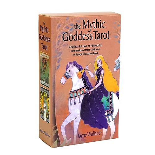 78 TAPO Tarotkarten, Having Midnight Magic Deck, Spirit Oracle Deck, Mythic Goddess Orakel Deck, Mystical Realm Deck, Crystal Magic Cards, für Crystal Magic Tarot Casual Games Cards (Göttin Orakel) von Vansza