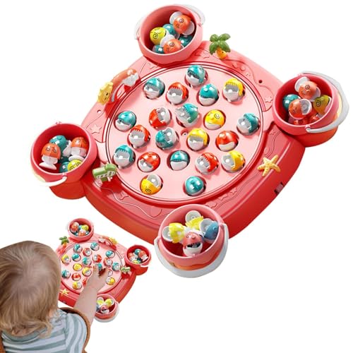 Varatiktok Angelspielspielzeug für Kinder, Angelspielzeug für Kleinkinder | Lernspielzeug Magnetisches Angelspielzeug für Kinder - Motorik-Partyspiel, rotierendes Brett, interaktive Angelspiele für von Varatiktok