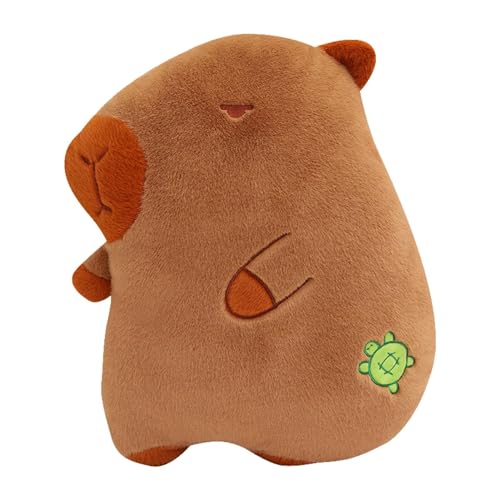 Varatiktok Capybara Stofftier,Gefülltes Capybara Plüschtier | 48 cm weiches Capybara-Plüschtierspielzeug - braune realistische Tier-Heimdekoration, Wurfkissen, Stofftiere für alle Altersgruppen, von Varatiktok