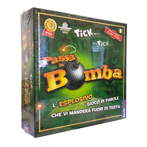 Giochi Uniti GU034/2 Passa la Bomba Spaß Spiel, Single, Mehrfarbig von Giochi Uniti