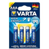 VARTA 04903 110 414 High Energie AAA 4er-Blister DE von Varta