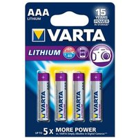 VARTA 06103 301 404 Lithium AAA 4er-Blister+ von Varta