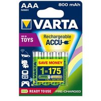 VARTA 56783101404 TOY ACCU ReadyToUse AAA 56783 4er-Blister von Varta