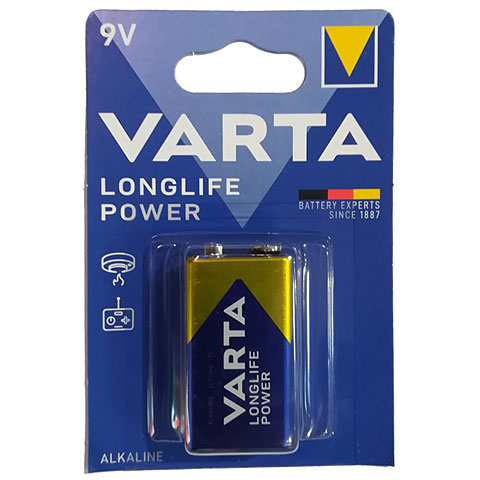 Varta 9V-Block Alkaline 6LR61 Batterie von Varta