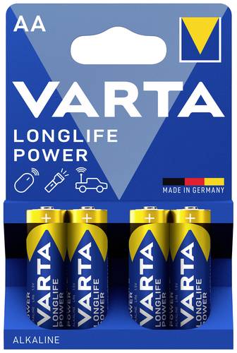 Varta LONGLIFE Power AA Bli 4 Mignon (AA)-Batterie Alkali-Mangan 1.5V 4St. von Varta