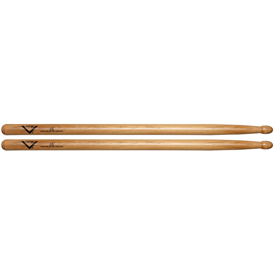 Vater American Hickory VH3SW 3S (Wood) Drumsticks von Vater