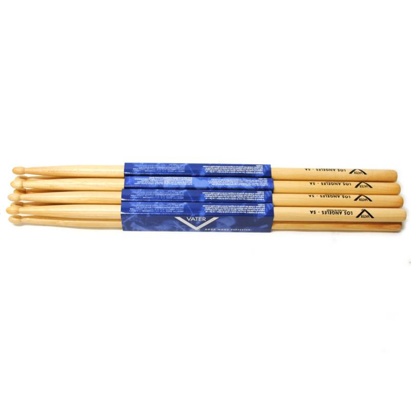 Vater American Hickory VH5AW Los Angeles 5A (Wood) 4-Pack Drumsticks von Vater