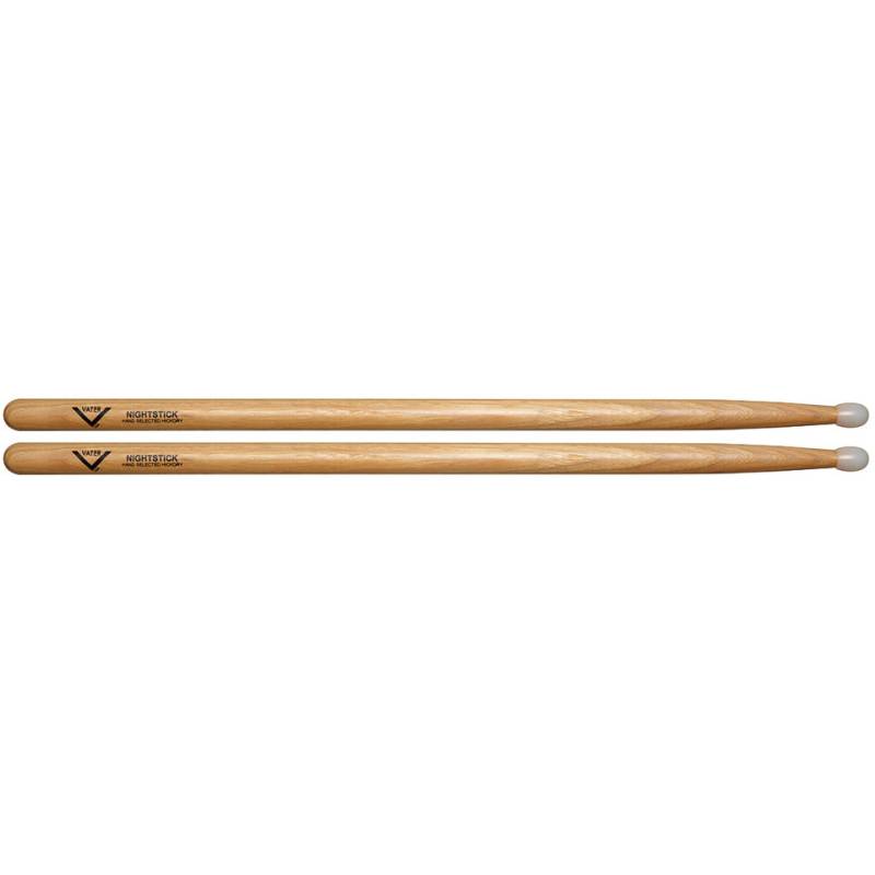 Vater American Hickory VHNSN Nightstick 2S (Nylon) Drumsticks von Vater