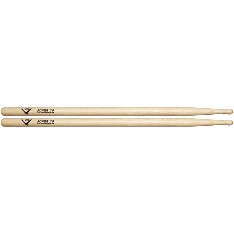 Vater American Hickory VHP5BW Power 5B (Wood) Drumsticks von Vater