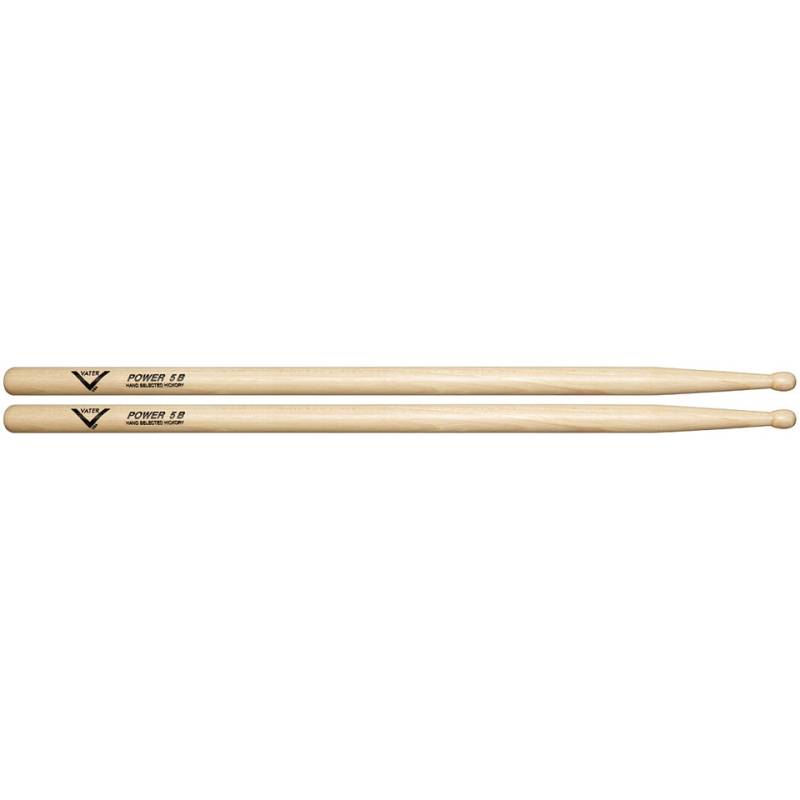 Vater American Hickory VHP5BW Power 5B (Wood) Drumsticks von Vater