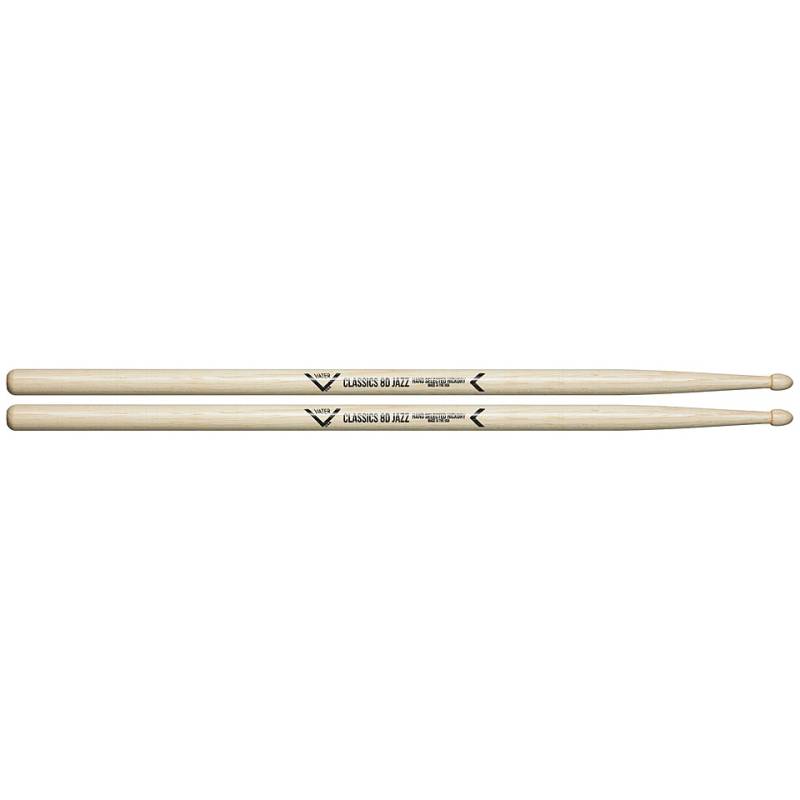 Vater Classics Hickory VHC8DJW 8D Jazz (Wood) Drumsticks von Vater